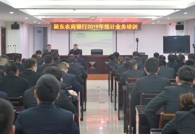 精准赋能强根基，砥砺前行促发展——我行成功召开2019年统计业务培训会议
